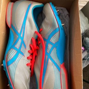 Athletic spike shoes!